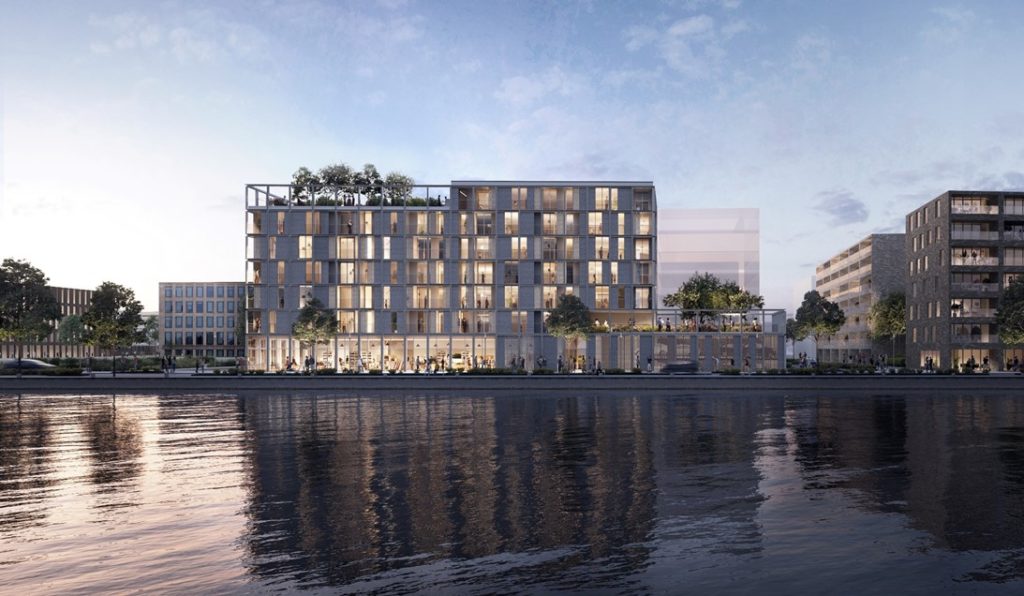 Construction de 43 logements locatifs sociaux et une cellule commerciale, un parking silo sur l’îlot 11B ZAC des Rives de la Haute Deûle à Lille